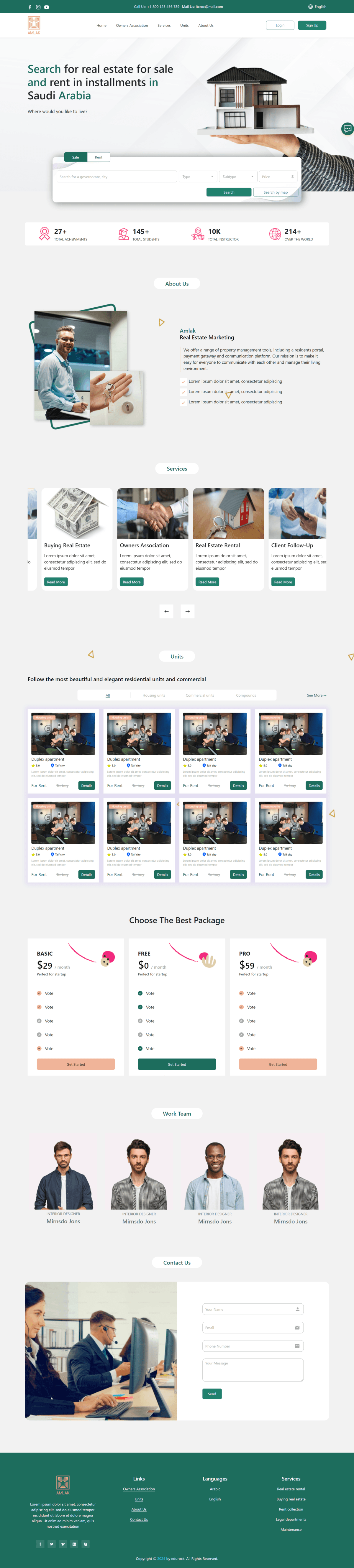 Amlak Managment Real Estate System